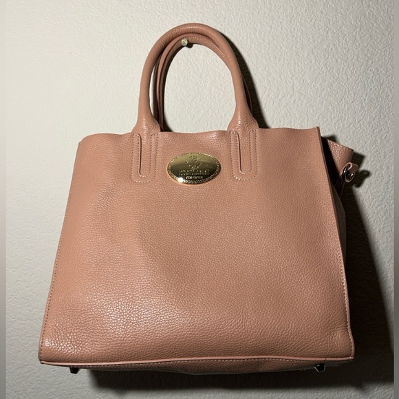 Roberto Cavalli Blush-Pink Leather Three-Way Bag - Picture 5 of 16